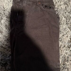Zara Chocolate dark gray Trousers